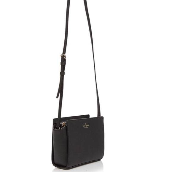 Kate Spade | Cedar Street Hayden Black Leather Crossbody Bag - Picture 2 of 11